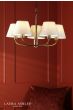 Laura Ashley Denston 5 Light Pendant Antique Bronze With Shade