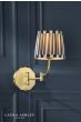 Laura Ashley Denwick Wall Light Matt Antique Brass With Shade