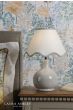 Laura Ashley Bramhope Table Lamp Grey Ceramic With Shade