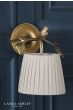 Laura Ashley Egelton Wall Light Aged Brass With Shade