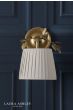 Laura Ashley Egelton Wall Light Aged Brass With Shade