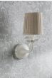 Laura Ashley Eleni Wall Light Matt White With Shade