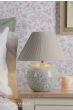 Laura Ashley Montford Table Lamp Blue Ceramic With Shade