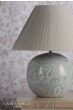 Laura Ashley Montford Table Lamp Blue Ceramic With Shade