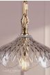 Laura Ashley Eversden Pendant Antique Brass and Crystal