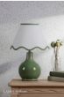 Laura Ashley Bramhope Table Lamp Green Ceramic With Shade