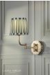 Laura Ashley Denwick Wall Light Matt Antique Brass With Shade