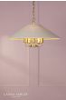 Laura Ashley Harland 5 Light Pendant Matt Antique Brass With Shade