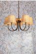 Laura Ashley Hasfield 5 Light Pendant Satin Bronze With Shade