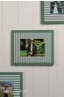 Laura Ashley Denwick Photo Frame Matt Green and Green 7" x 5"