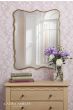 Laura Ashley Medora Mirror Matt Gold 64.5 X 49.5cm