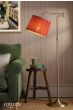 Joules Petworth Floor Lamp Matt Antique Brass With Shade