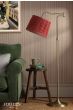 Joules Petworth Floor Lamp Matt Antique Brass With Shade