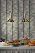 Ragnar Pendant/Wall Light Natural Brass