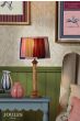 Joules Hardwick Table Lamp Wood and Matt Antique Brass With Shade