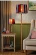 Joules Hardwick Table Lamp Wood and Matt Antique Brass With Shade