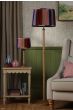 Joules Hardwick Table Lamp Wood and Matt Antique Brass With Shade