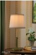 Joules Upton Table Lamp Matt Green and Antique Brass With Shade