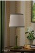 Joules Upton Table Lamp Matt Green and Antique Brass With Shade