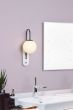 Deuce Bathroom Wall Light Marble Opal Glass IP44