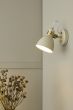 Frederick Single Wall Spotlight Cream Antique Brass