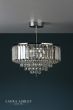 Laura Ashley Vienna 3lt Semi Flush Crystal & Polished Chrome 