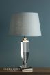 Laura Ashley Carson Large Table Lamp Polished Nickel & Crystal Base Only