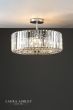 Laura Ashley Fernhurst 4 Light Semi-Flush Crystal and Polished Chrome