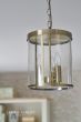 Laura Ashley Selbourne 3lt Lantern Antique Brass Glass