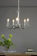 Laura Ashley Blake 5 Light Armed Pendant Crystal and Polished Chrome