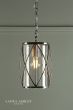 Laura Ashley Beckworth Lantern Polished Nickel Glass