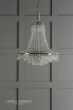 Laura Ashley Enid Grande 5lt Chandelier Polished Nickel & Glass