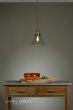 Laura Ashley Isaac Pendant Antique Brass Glass