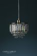 Laura Ashley Vienna Easy Fit Pendant Crystal & Antique Brass