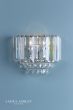 Laura Ashley Vienna Wall Light Polished Chrome Crystal