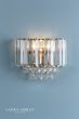 Laura Ashley Vienna Wall Light Antique Brass Crystal