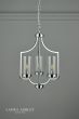 Laura Ashley Joseph 3lt Chandelier Polished Chrome Glass