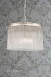 Laura Ashley Manon 3lt Pendant Champagne Clear Glass 