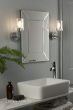 Laura Ashley Blake Bathroom Wall Light Crystal Polished Chrome IP44