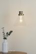 Laura Ashley Isaac Easy Fit Pendant Antique Brass and Glass