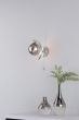 Nakita Wall Light Polished Chrome With Smoked Glass