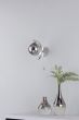 Nakita Wall Light Polished Chrome With Smoked Glass