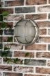 Salcombe Round Outdoor Wall Light Stainless Steel Glass IP44