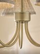 Laura Ashley Willowbrook 5 Light Pendant Matt Antique Brass With Shade