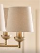 Laura Ashley Sullivan 6 Light Pendant Matt Champagne With Shade