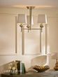 Laura Ashley Sullivan 3 Light Semi-Flush Matt Champagne With Shade