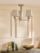 Laura Ashley Sullivan 3 Light Semi-Flush Matt Champagne With Shade