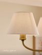 Laura Ashley Denston 3 Light Semi-Flush Antique Bronze With Shade