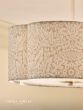 Laura Ashley Delamore 2 Light Semi-Flush Grey and Matt Antique Brass