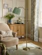 Laura Ashley Hemsley Floor Lamp Matt Antique Brass With Shade